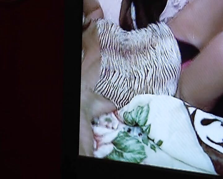 France Babe Eating Cum in Sex Store