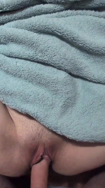 missionary pov with redhead wife under fleece blankets | Clip 1