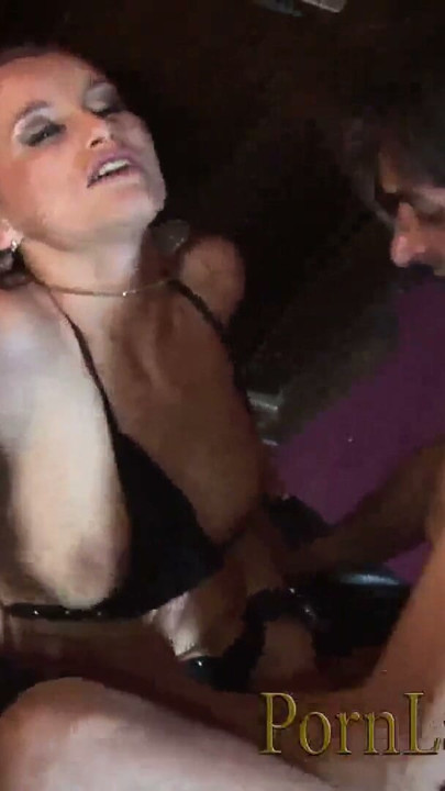 Gothic brunette with an unexpected double penetration | Clip 3