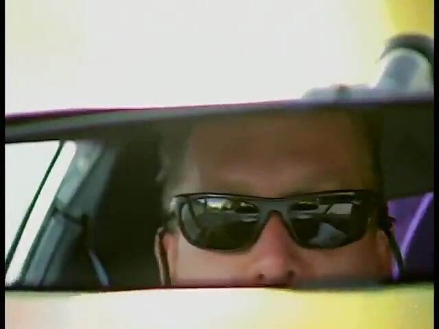 Cute guy gets action from hot blonde in limo