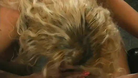 Blonde Babe Gets Pussy Devoured and Fingered to Explosive Orgasm