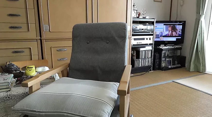 Old man masturbates and drinks his semen