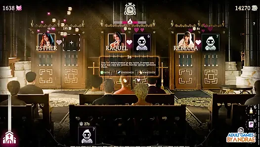 Sisters in Sin Gameplay Part 19 – Helga Caught Fingering in Front of the Altar
