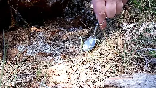 Кастинг Susi на улице с двойным проникновением
