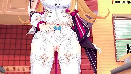 Escoffier POV-blowjob und sex in der küche - Genshin Impact