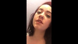 Stupid slut punishing herself