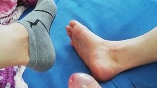 Cock and feet