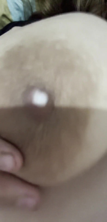 Must-see moment from "It bounced my big tits full of breast milk"