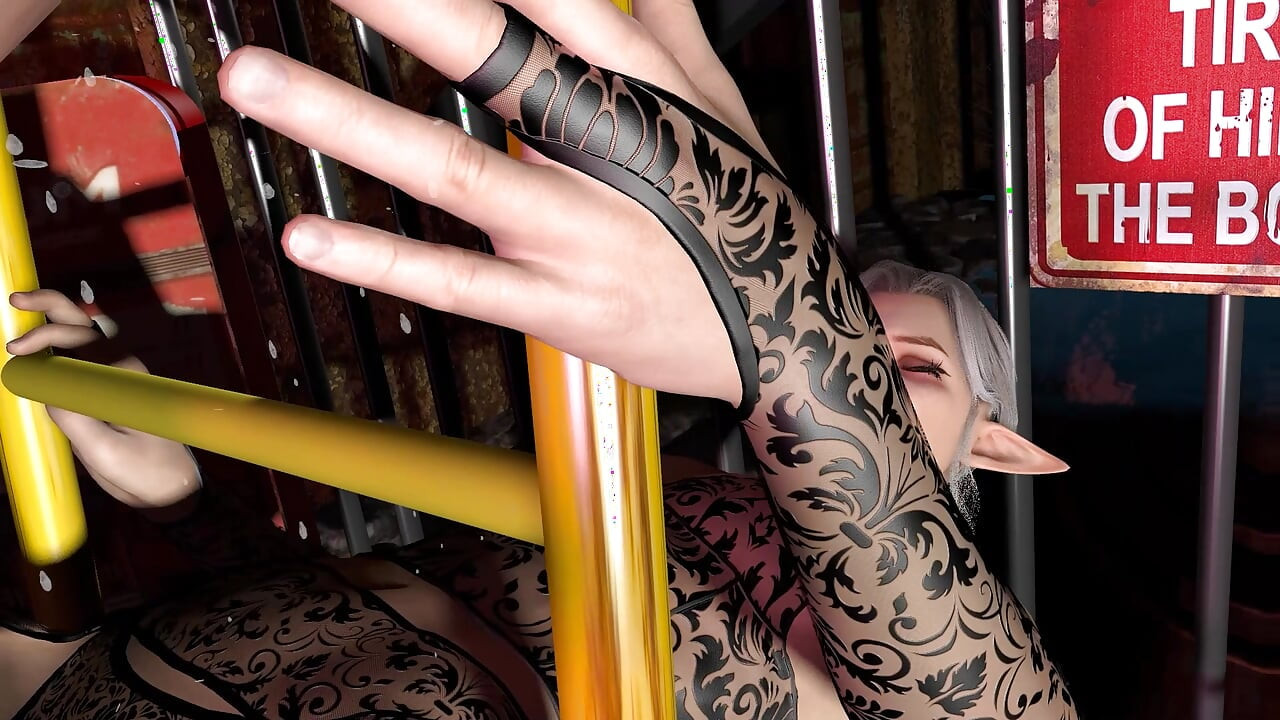 Femboy Missionary Feminization on the Ladder of a Sex Dungeon