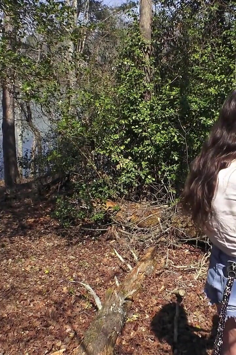 Going on an Outdoor Hike for a Secret Fuck with My Sexy Stepmom - Amiee Cambridge