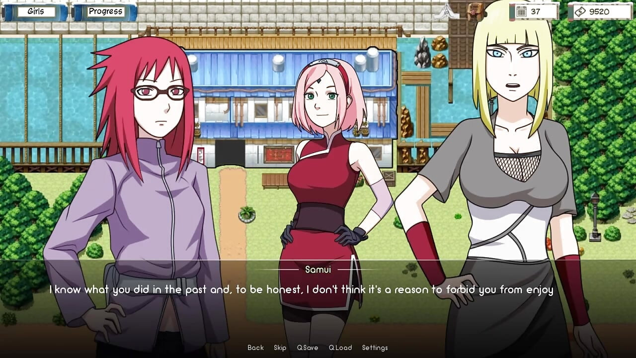 Naruto Hentai - Naruto Trainer v0.17.2 Part 75 Sexy Naked Ninja Babes by Loveskysan69