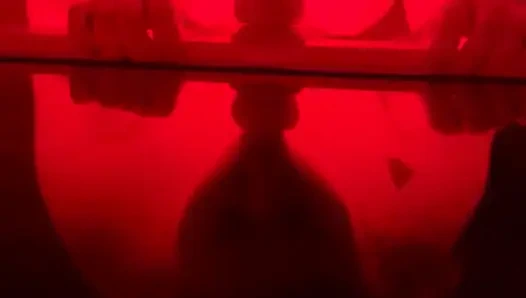 Tante semok kulit putih lagi asik nyepong kontol pakai dildo sampai dicrot di dalam - pov