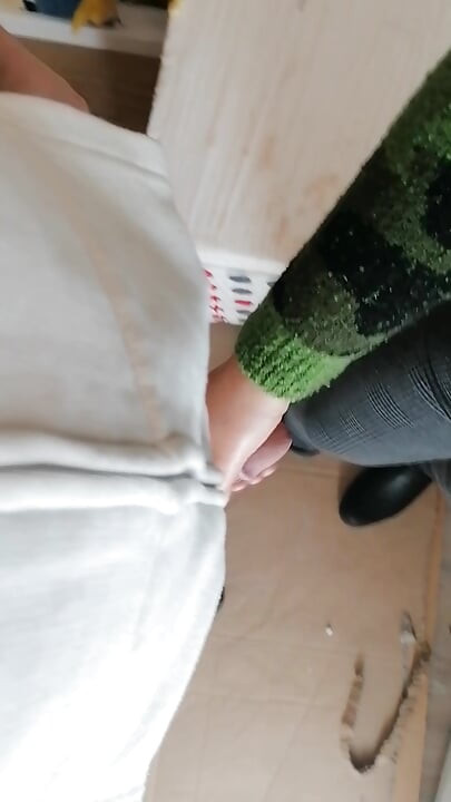 My Husband Is on Top of the Apartment, and My Lover Is Fucking Me Downstairs in a Cold Basement.