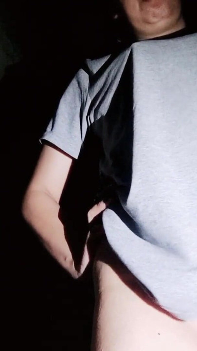 Thrilling moment from "He touched my tits and shell because there is no light at home and I'm bored alone"