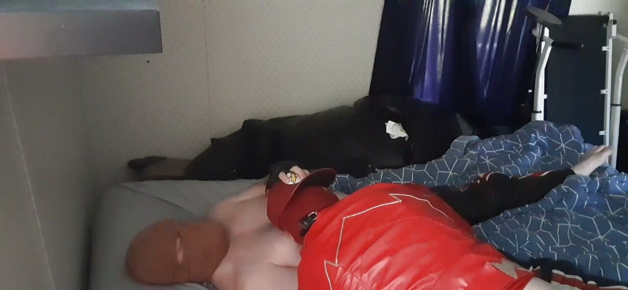 Halloween party biker blowjob