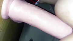 Clip Of Me Taken A 9 Inch Big Monster Dildo Doggy Style