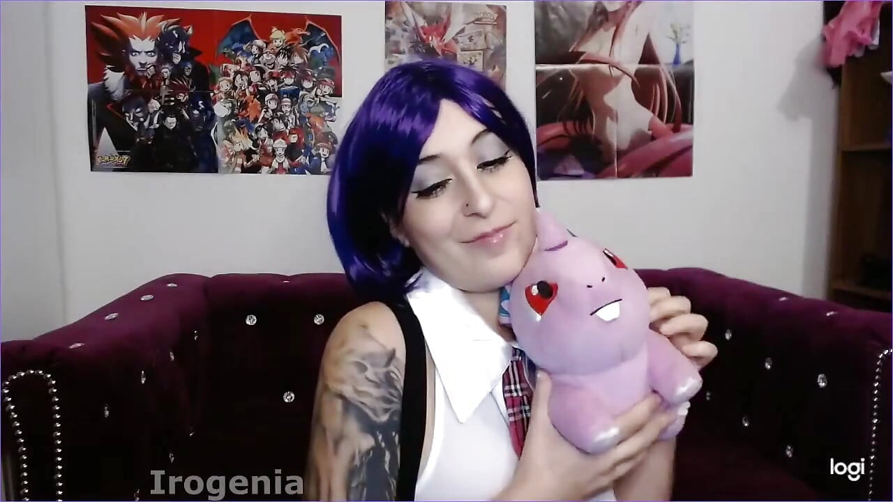 Student Egirl Plays with Her Dildo