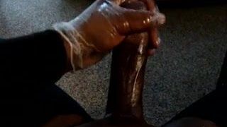 Kalın siyah yağlı horoz pov masturbasyon