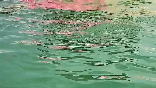 Thong Bikini Pool Tease - Wet Dance & Playful Vibes