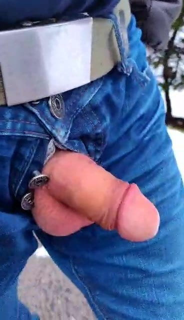 Slave showing his minicock