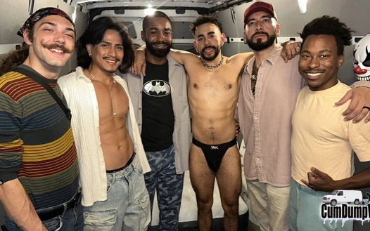 Genç Twink DP Ham Döl Boşaltıyor Van Grup Seks Çift Anal Boşalma