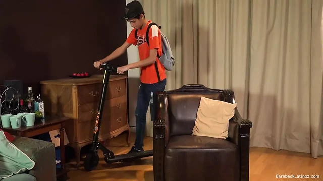 Latin Boy Tommy Jerking Off