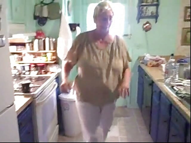Sexy Dutch girl milf gilf cooks breakfast