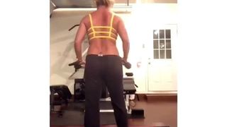 Britney Spears  Workout 4-24-19