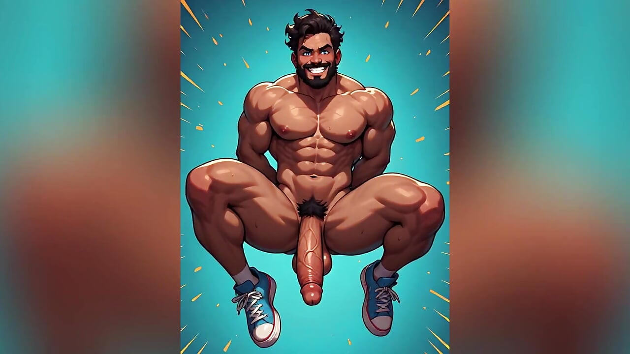 Повністю оголені чоловіки Ai