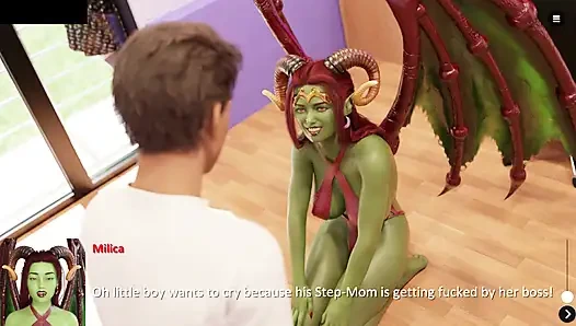 Подруга изменяет и мачеха, гэнгбэнг - заклинание Ntr No6 геймплей