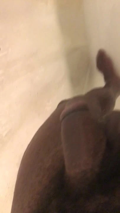 Thick bbc showering