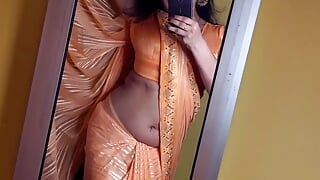 🇺🇸Meilleure silhouette sexy, une bhabhi montre son nombril profond et ses gros seins