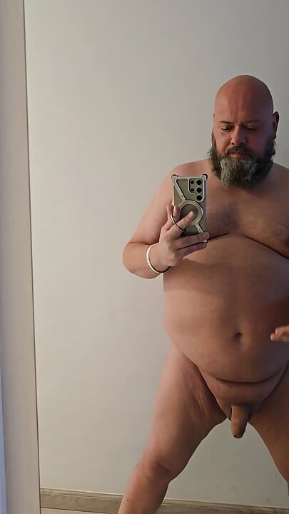 Birthday Hotel Mirror Masturbation