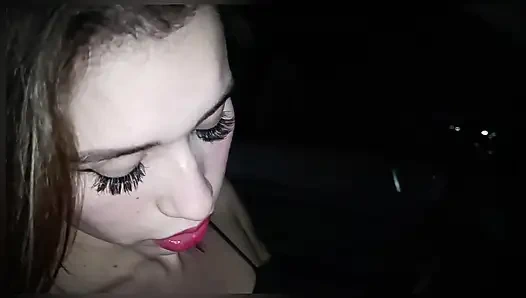 Night walk around town and anal creampie with my stepsister's horny slut teen