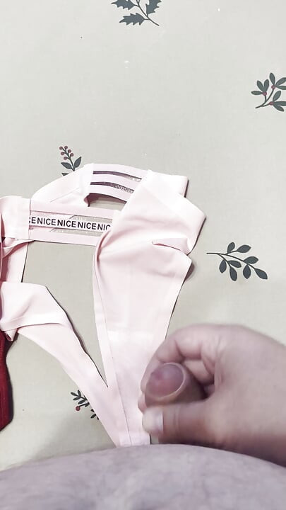 Cumming over my thong