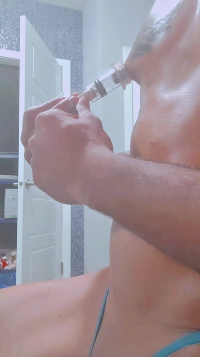 Powerful moment from "sexy twink hot body nice abs get freaky with nipple play"