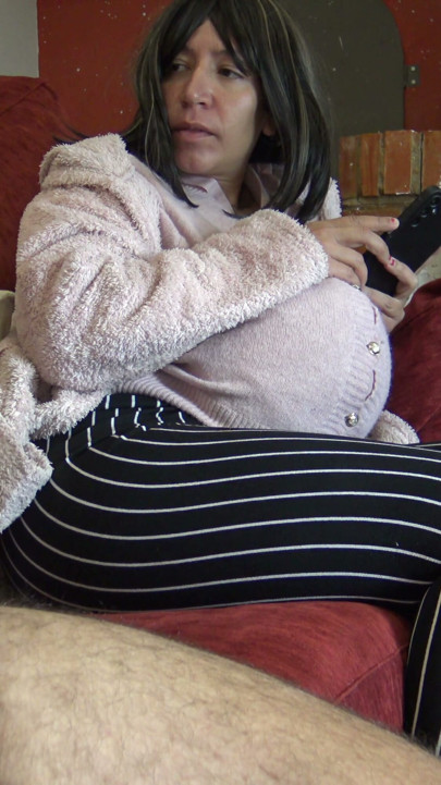 pregnant Turkish stepmother is SHOCKED. I flash my big cock in front of her. | Clip 1