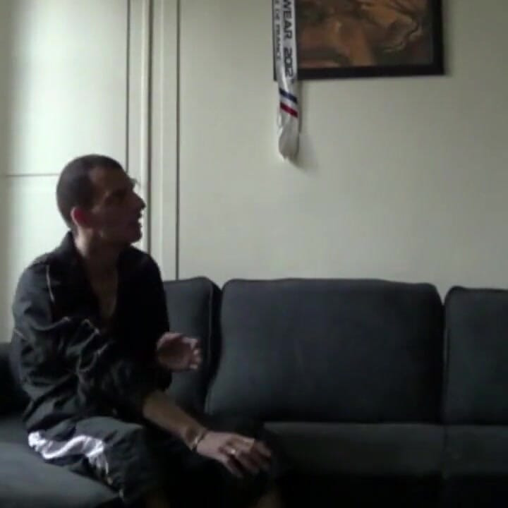 Scally submissed to sneaker of sexy young Arab