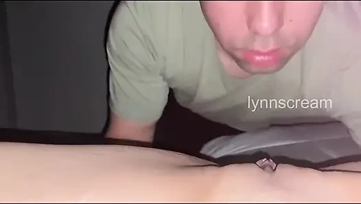 We sneak into her BF's room during the party and fuck!
