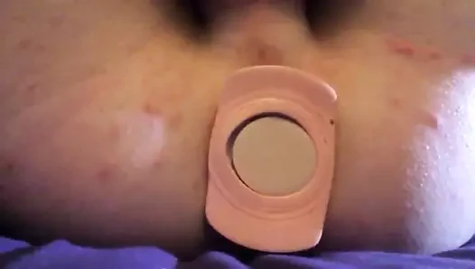 Inserting a butt plug