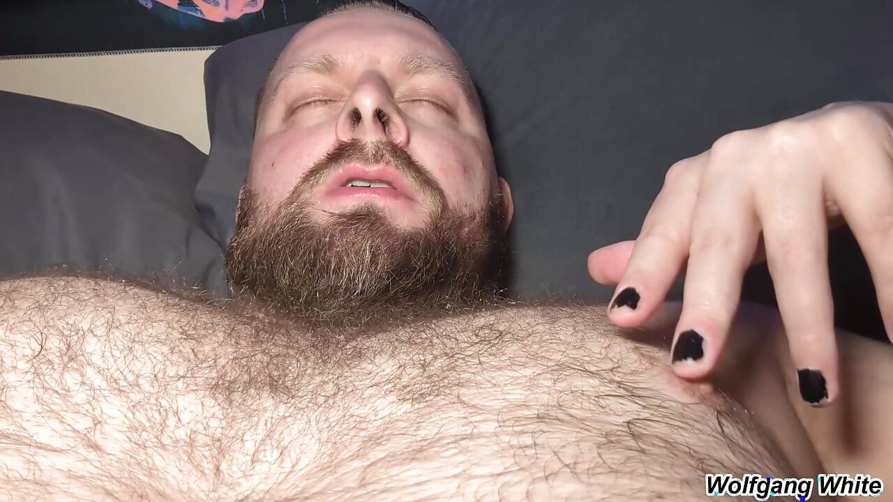 Lick Stepdaddy's NIPPLES While He Jerks Off - BOTTOM POV Roleplay - Wolfgang White Solo Masturbation