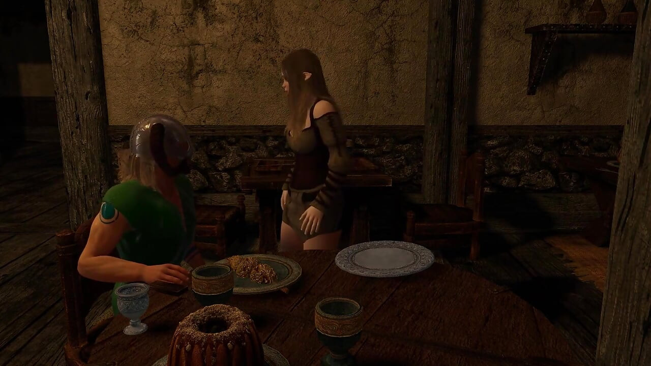 Dragonborn Pounding a Tavern Girl - Skyrim Parody