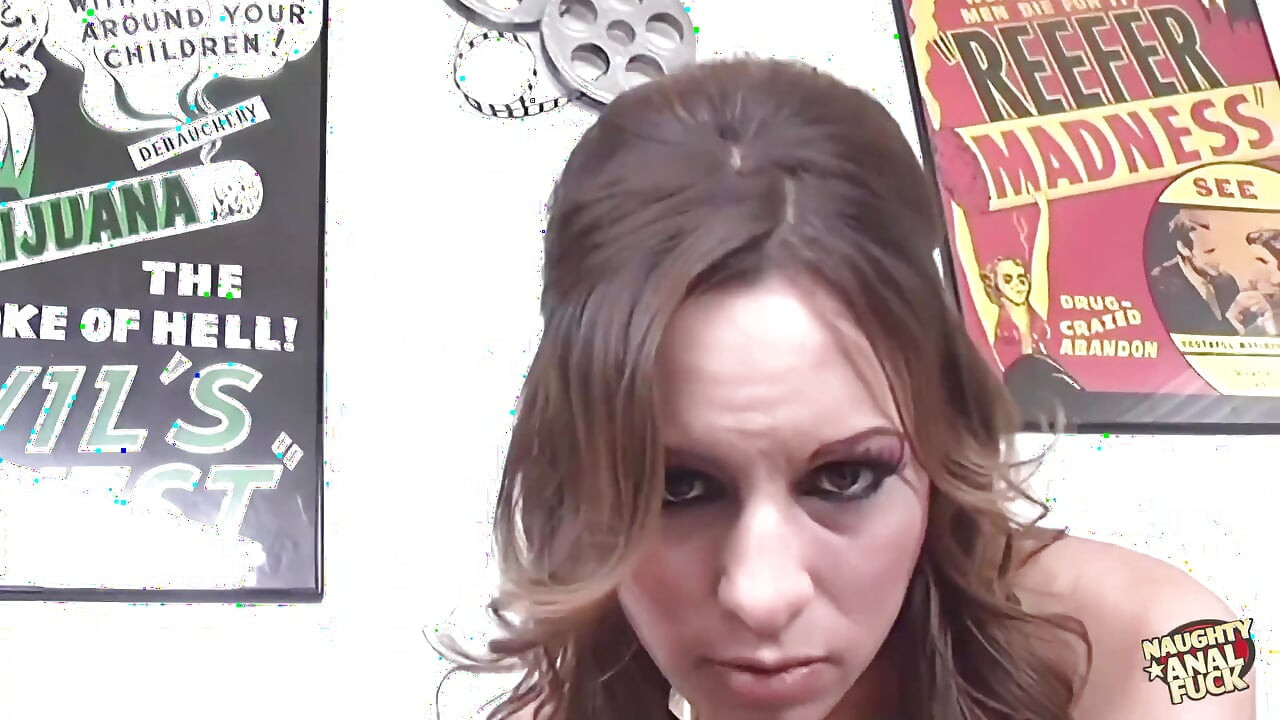 In Between Changing Positions During Anal Sex the Kinky Brunette Deepthroats and Eats His Ass
