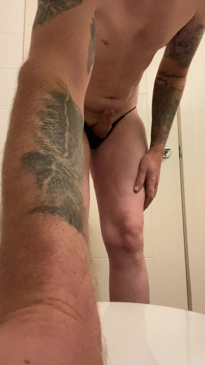 adam in g-string