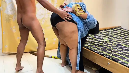 Role Play: Stepmommy & Stepson Start Role Play Sex When Stepdaddy Not at Home - Fake Tied Hands and Rough Fuck