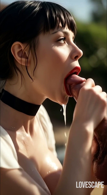 Thick Babe Blowjob Compilation (AI)