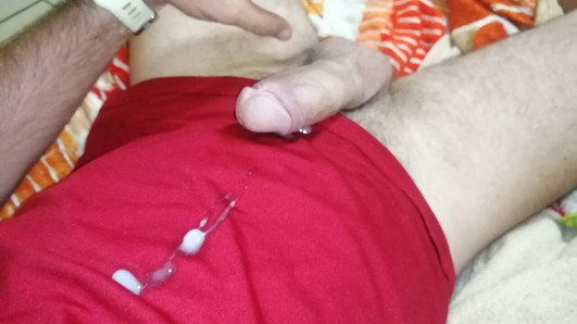 See my balls and dick masturbating full milk