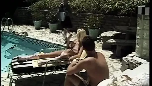 Lita loves to have her pussy filled with cock on a sunny day by the pool