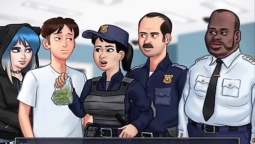 Summertime Saga: I've seen Grace's boobs and Eve's hot body