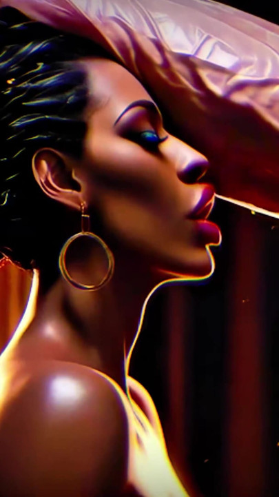 Büyük memeli ve götlü zenci tanrıçalar - beyaz yarak ibadeti: karanlık asmr ve aşırı kontrast (4k ai animasyonlu porno) | Klip 1